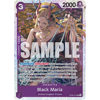 Black Maria OP08-074 SR