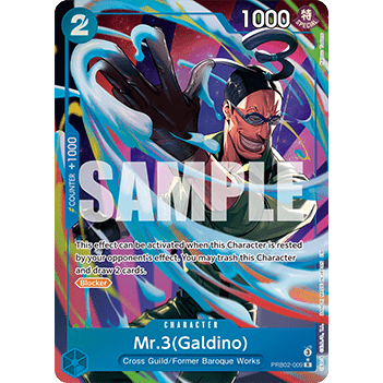 Mr.3(Galdino) PRB02-009 Alt art