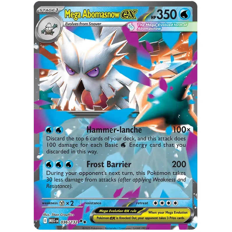 Mega Evolution - 036/132 - Mega Abomasnow ex