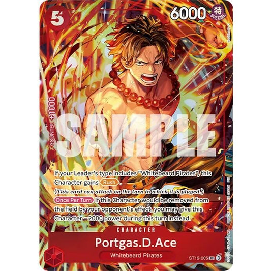 Portgas.D.Ace ST15-005 Alt art