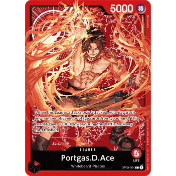 Portgas.D.Ace OP03-001 Alt art (Sealed)