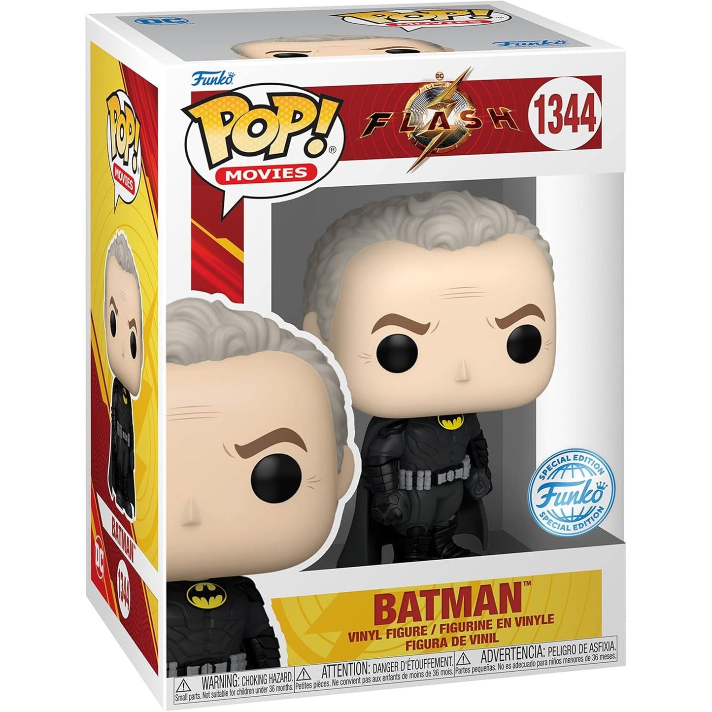 Funko Pop! Movies - The Flash - Batman (Keaton) unmasked Special edition 1344