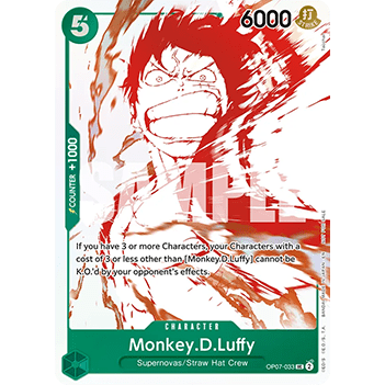 Monkey.D.Luffy OP07-033 Alt art