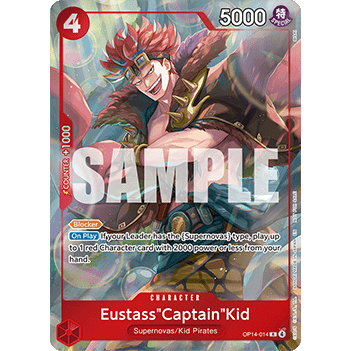 Eustass "Captain" Kid OP14-014 Alt art