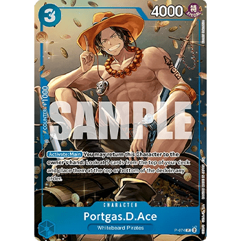 Portgas.D.Ace P-074 Alt art