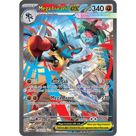 Mega Evolution - 179/132 - Mega Lucario ex