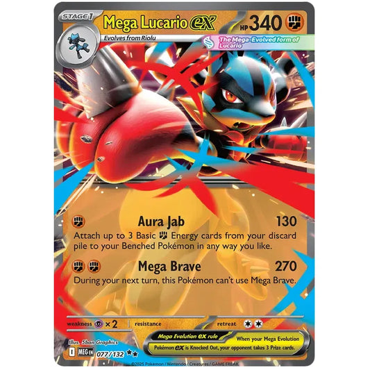 Mega Evolution - 077/132 - Mega Lucario ex